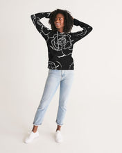 將圖片載入圖庫檢視器 Dwayne Elliott Collection Black Rose Women&#39;s Hoodie - Dwayne Elliott Collection
