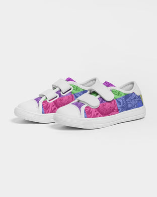 Skull Bow Kids Velcro Sneaker - Dwayne Elliott Collection