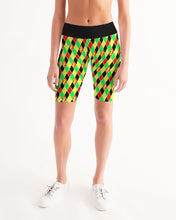 將圖片載入圖庫檢視器 Dwayne Elliott Colection RBG Women&#39;s Mid-Rise Bike Shorts - Dwayne Elliott Collection