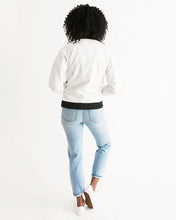 Load image into Gallery viewer, Dwayne Elliott Collection Paisley design Women&#39;s Bomber Jacket - Dwayne Elliott Collection