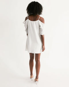 Dwayne Elliott Collection Paisley design Women's Open Shoulder A-Line Dress - Dwayne Elliott Collection