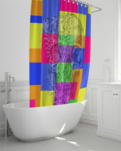 Load image into Gallery viewer, Skull Bow Shower Curtain 72&quot;x72&quot;