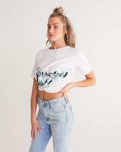 Dwayne Elliott Collection Prince Paisely Women's Twist-Front Cropped Tee - Dwayne Elliott Collection