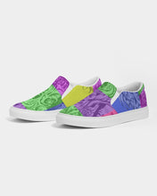 Load image into Gallery viewer, Skull Bow Women&#39;s Slip-On Canvas Shoe