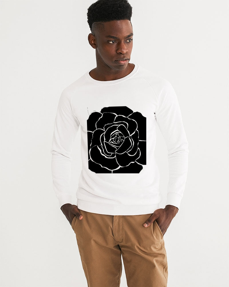 Dwayne Elliot Collection Black Rose Men's Graphic Sweatshirt - Dwayne Elliott Collection