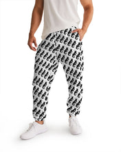 Load image into Gallery viewer, Dwayne Elliott Collection Logo All Print Men&#39;s Track Pants - Dwayne Elliott Collection