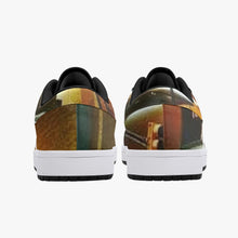 Load image into Gallery viewer, Stylish Low Top Black and white leather Sneakers