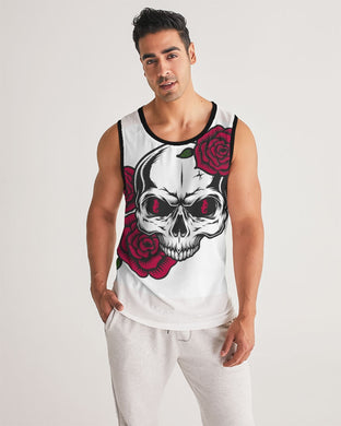 Dwayne Elliott Collection Skull Rose Men's Sport Tank - Dwayne Elliott Collection