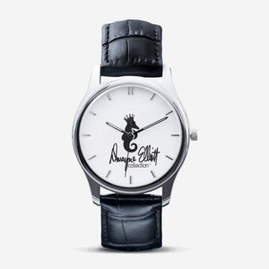 Dwayne Elliott Colelction Classic Fashion Unisex Print Black Quartz Watch - Dwayne Elliott Collection