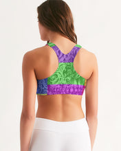 Load image into Gallery viewer, Skull Bow Women&#39;s Seamless Sports Bra