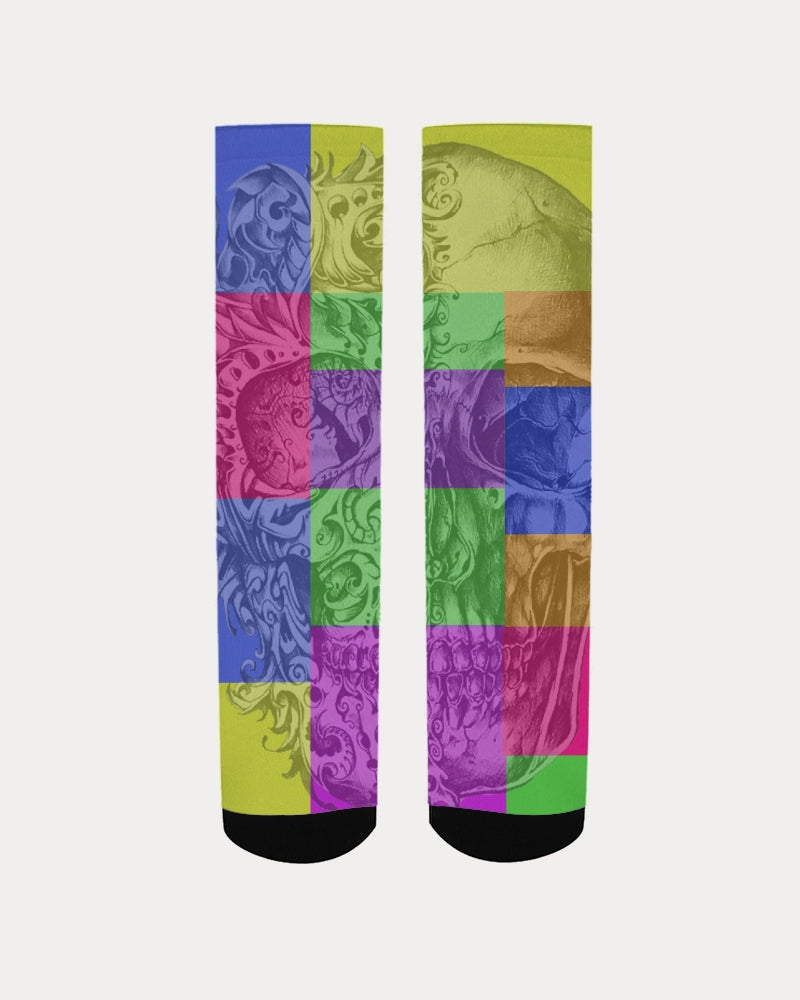 Skull Bow Women's Socks - Dwayne Elliott Collection