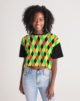 Dwayne Elliott Colection RBG Women's Lounge Cropped Tee - Dwayne Elliott Collection