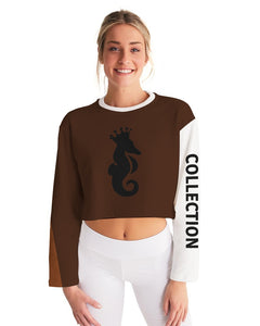 Dwayne Elliott Collection Women's Cropped Sweatshirt - Dwayne Elliott Collection