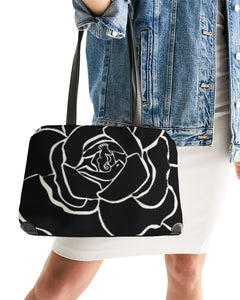 Dwayne Elliot Collection Black Rose Shoulder Bag - Dwayne Elliott Collection