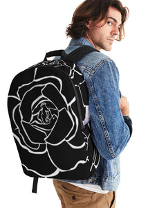 Dwayne Elliot Collection Black Rose Large Backpack - Dwayne Elliott Collection