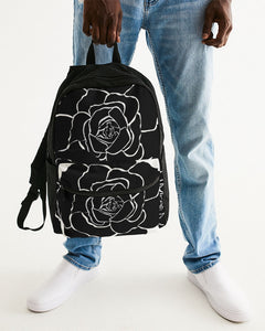 Dwayne Elliot Collection Black Rose Small Canvas Backpack - Dwayne Elliott Collection