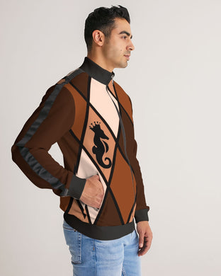 Dwayne Elliott Collection Men's Stripe-Sleeve Track Jacket - Dwayne Elliott Collection