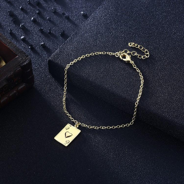 King of Hearts Bracelet in 18K Gold Plated