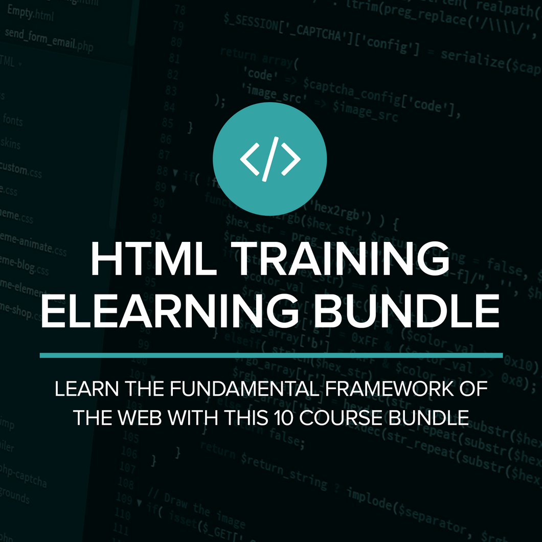 HTML Training eLearning Bundle - Dwayne Elliott Collection