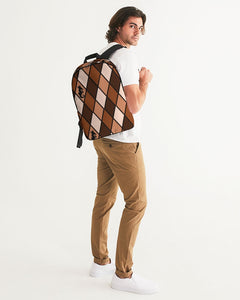 Dwayne Elliott Collection Brown Large Backpack - Dwayne Elliott Collection