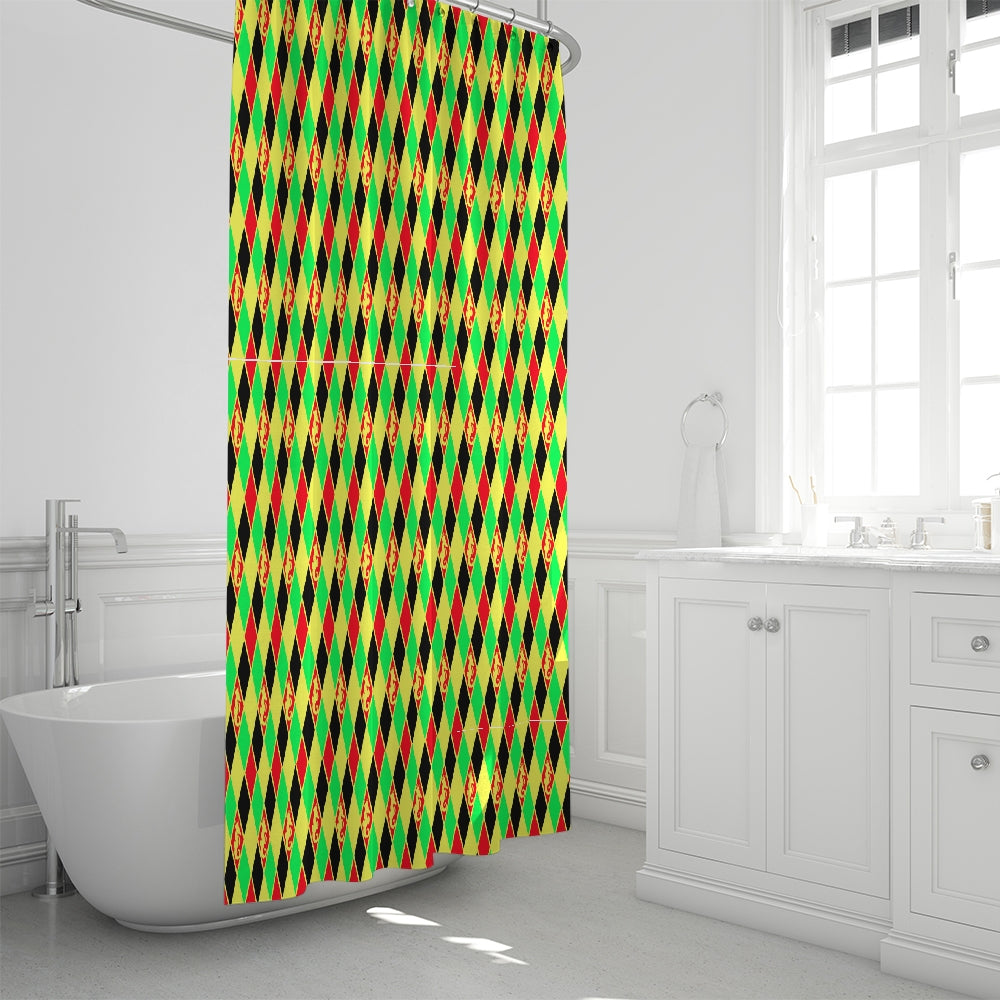 Dwayne Elliott Collection Argyle Shower Curtain 72