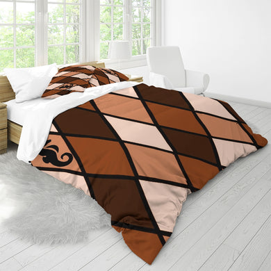 Dwayne Elliott Collection Argyle King Duvet Cover Set - Dwayne Elliott Collection