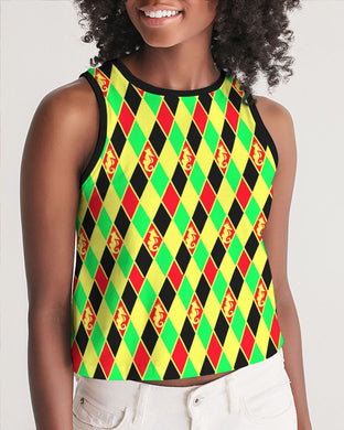 Dwayne Elliott Collection Argyle Cropped Tank - Dwayne Elliott Collection