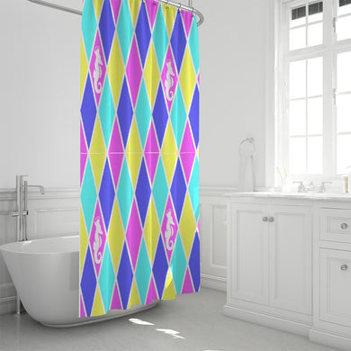 Dwayne Elliott Collection Argyle Shower Curtain 72