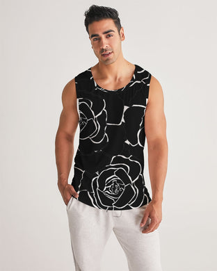 Dwayne Elliot Collection Black Rose Men's Sport Tank - Dwayne Elliott Collection