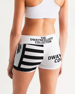 DwayneElliottCollectionTag Women's Mid-Rise Yoga Shorts - Dwayne Elliott Collection