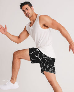 Dwayne Elliot Collection Black Rose Men's Jogger Shorts - Dwayne Elliott Collection