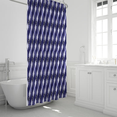 Dwayne Elliott Collection Argyle Shower Curtain 72