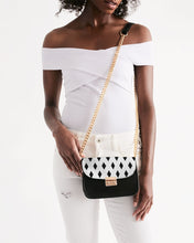 Load image into Gallery viewer, The Dwayne Elliott Black Diamond Collection Small Shoulder Bag - Dwayne Elliott Collection