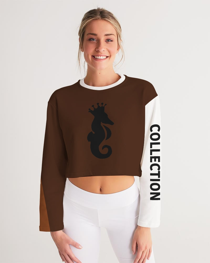 Dwayne Elliott Collection Women's Cropped Sweatshirt - Dwayne Elliott Collection