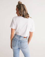 Load image into Gallery viewer, Dwayne Elliott Collection Prince Paisely Women&#39;s Twist-Front Cropped Tee - Dwayne Elliott Collection