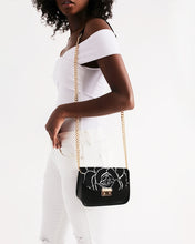 Load image into Gallery viewer, Dwayne Elliot Collection Black Rose Small Shoulder Bag - Dwayne Elliott Collection