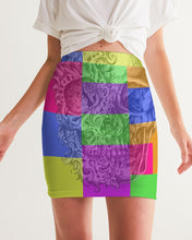 Load image into Gallery viewer, Skull Bow Women&#39;s Mini Skirt