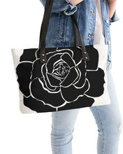 Load image into Gallery viewer, Dwayne Elliot Collection Black Rose Stylish Tote - Dwayne Elliott Collection