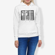 Load image into Gallery viewer, Dwayne Elliott Collection Flag Women&#39;s Pullover Hoodie - Dwayne Elliott Collection