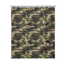 Load image into Gallery viewer, Dwayne Elliott Collection Camo Shower Curtain 72&quot;x72&quot; - Dwayne Elliott Collection