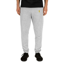 Load image into Gallery viewer, Dwayne Elliott Collection Unisex Joggers - Yellow Embroidered Seahorse Logo - Dwayne Elliott Collection
