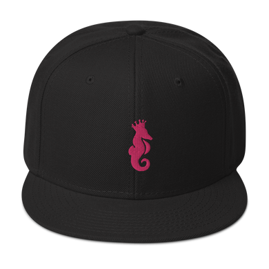 Dwayne Elliott Collection Snapback Hat - Flamingo Seahorse Logo - Dwayne Elliott Collection