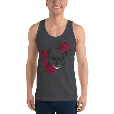 Dwayne Elliott Collection Skull and Roses Classic tank top (unisex) - Dwayne Elliott Collection