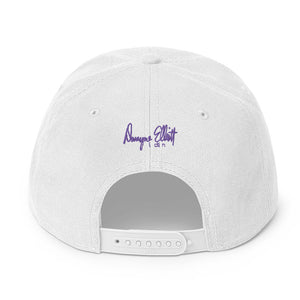 Dwayne Elliott Collection Snapback Hat - Purple Seahorse Logo - Dwayne Elliott Collection