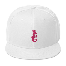 Load image into Gallery viewer, Dwayne Elliott Collection Snapback Hat - Flamingo Seahorse Logo - Dwayne Elliott Collection