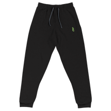 Load image into Gallery viewer, Dwayne Elliott Collection Unisex Joggers - Kiwi Green Embroidered Seahorse Logo - Dwayne Elliott Collection