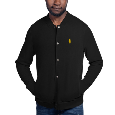 Dwayne Elliott Collection Embroidered Champion Bomber Jacket - Dwayne Elliott Collection