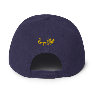 Dwayne Elliott Collection Snapback Hat - Yellow Seahorse Logo - Dwayne Elliott Collection