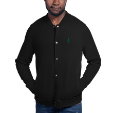 Load image into Gallery viewer, Dwayne Elliott Collection Embroidered Champion Bomber Jacket - Kelly Green Logo - Dwayne Elliott Collection