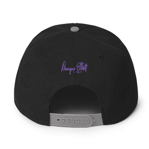 Dwayne Elliott Collection Snapback Hat - Purple Seahorse Logo - Dwayne Elliott Collection